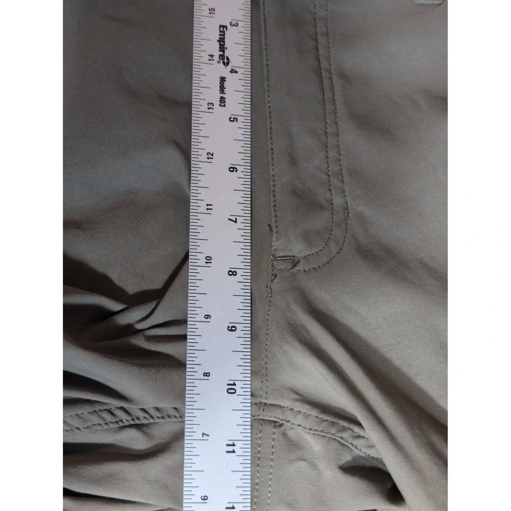 Eddie Bauer Men's 36 X 32 Performance Pants Olive Green Stretch Straight Leg